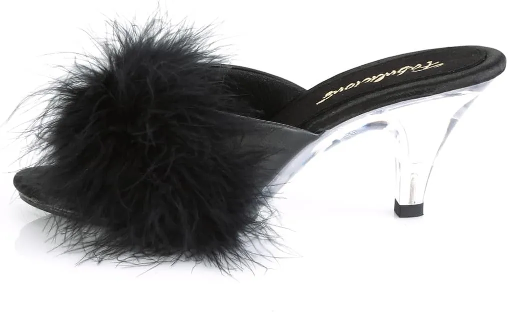 Fabulicious Women's Belle-301F Marabou Slipper