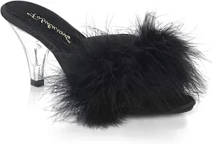 Fabulicious Women's Belle-301F Marabou Slipper