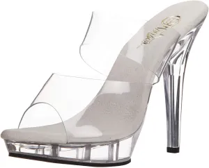 Fabulicious Women's Lip-102 Slide Sandal