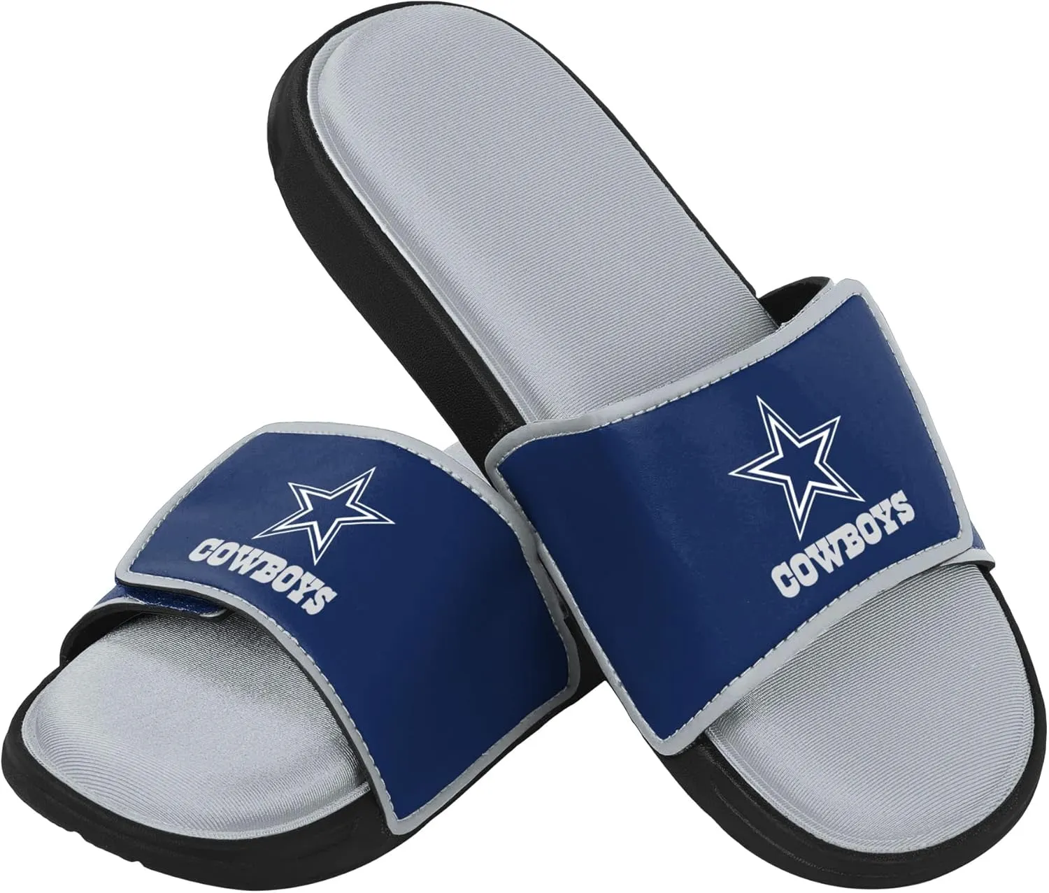 FOCO Dallas Cowboys NFL Mens Foam Sport Slide - S