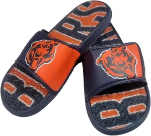 FOCO NFL Unisex Sport Shower Gel Slide Flip Flop Sandals Colorblock Big Logo