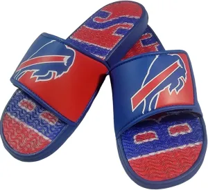 FOCO NFL Unisex Sport Shower Gel Slide Flip Flop Sandals Colorblock Big Logo