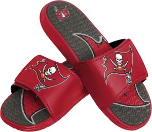 FOCO Tampa Bay Buccaneers NFL Mens Colorblock Big Logo Gel Slide - M