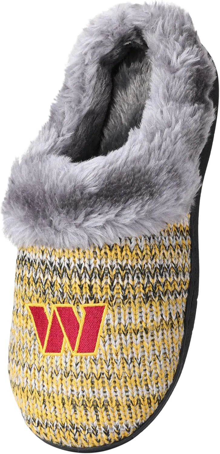 FOCO Women's NFL Team Logo Peak Slide Slippers
