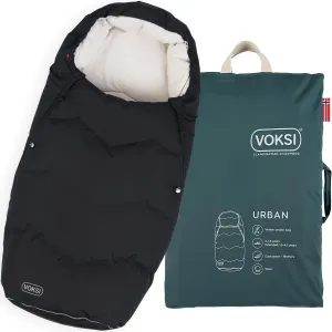Footmuff for Stroller, Urban 2025, Natural Wool & Down, Superbly Padded & High Insulation, Extendable, Norway Product