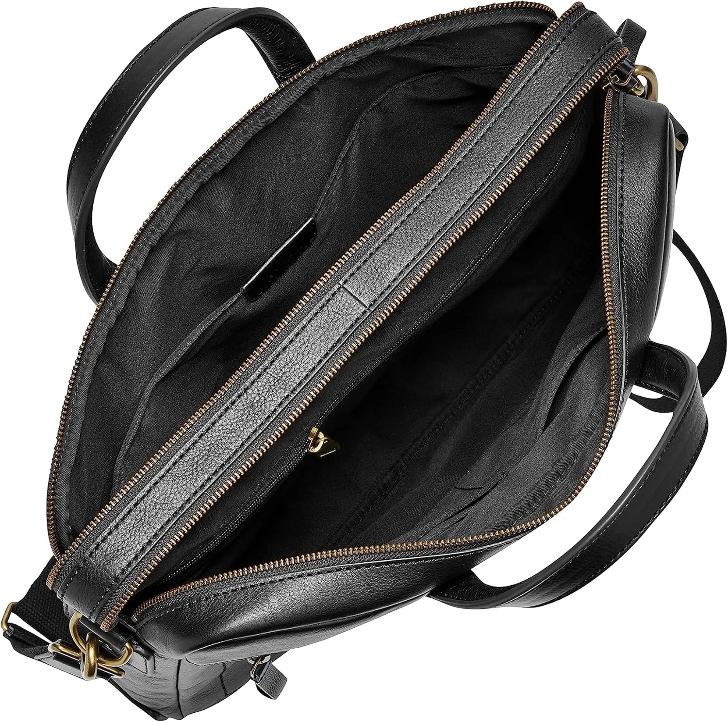Fossil Men's Asher Leather Messenger Laptop Bag