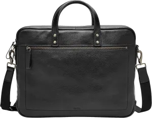 Fossil Men's Asher Leather Messenger Laptop Bag