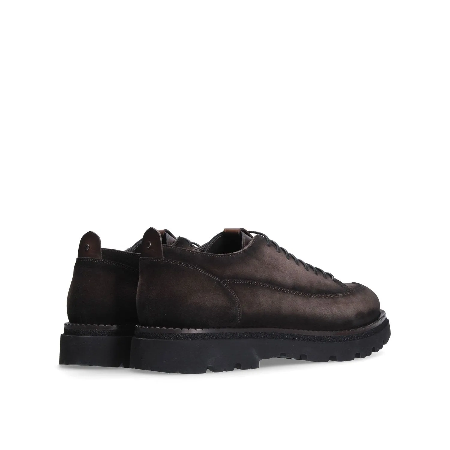 Franceschetti Bern 0128037 Men's Luxury Italian Shoes Suede Leather Derby Sneakers (FCCT1086)