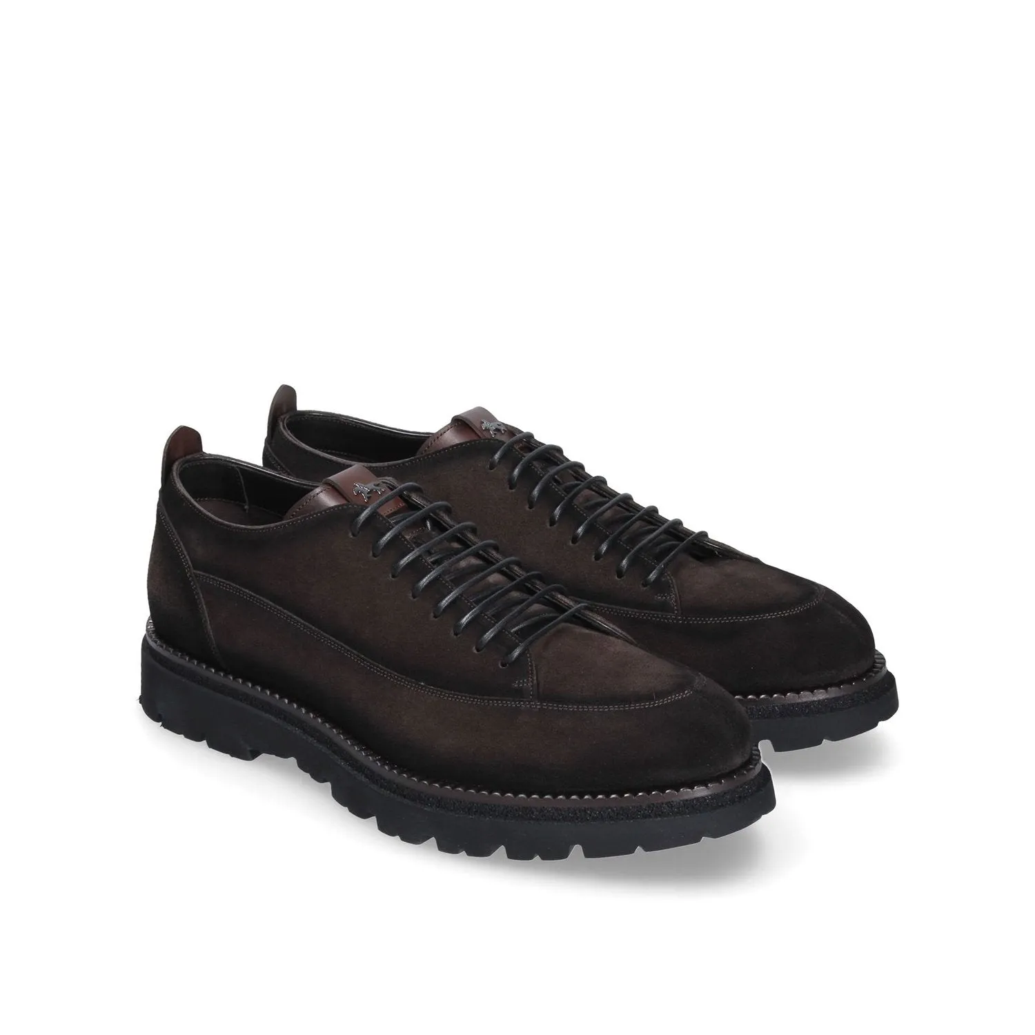 Franceschetti Bern 0128037 Men's Luxury Italian Shoes Suede Leather Derby Sneakers (FCCT1086)