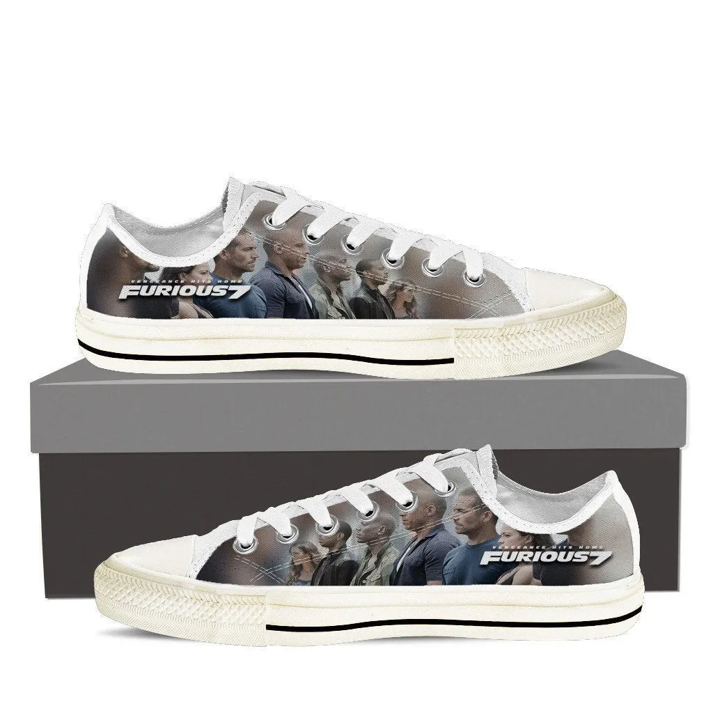 furious 7 mens low cut sneakers cut