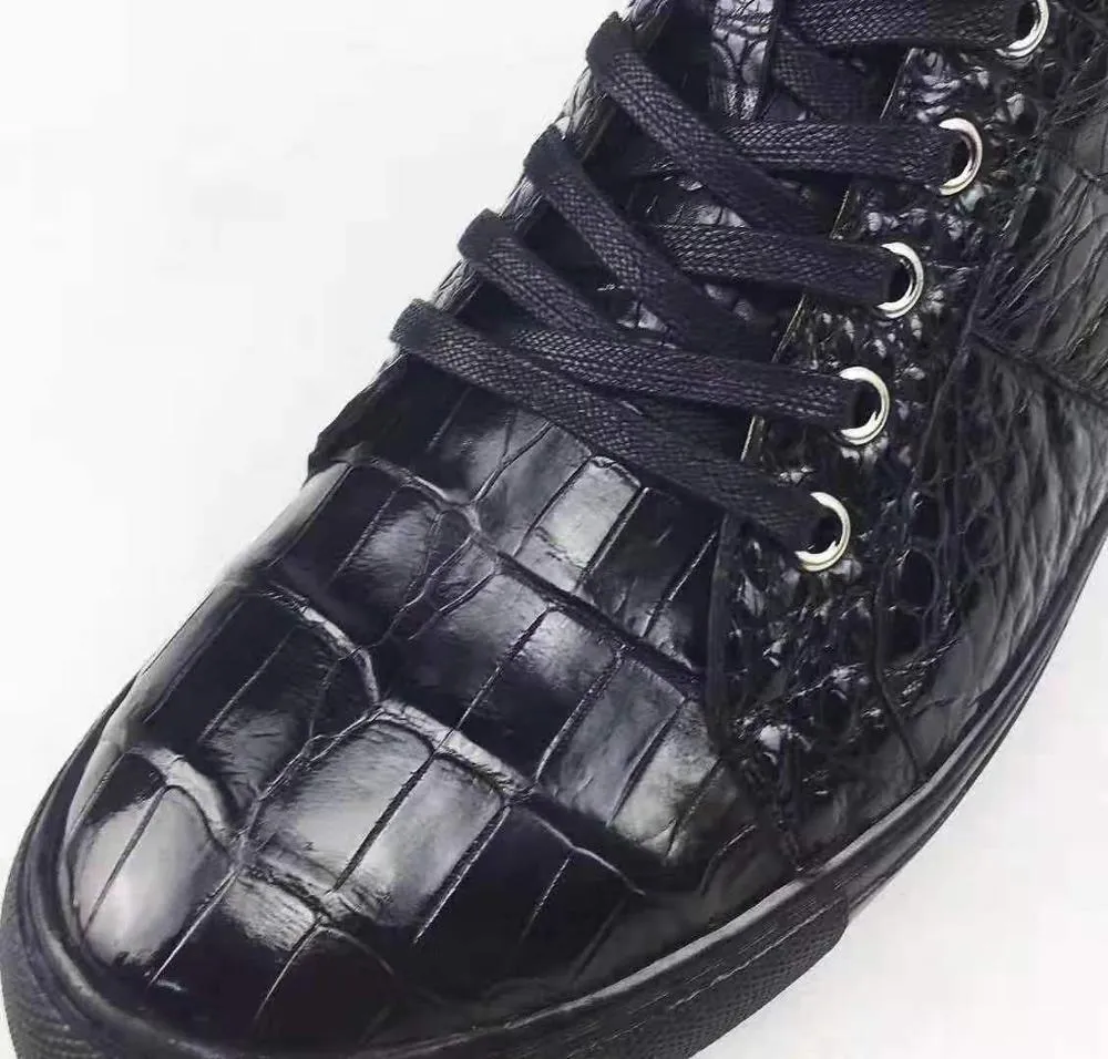 GENUINE CROCODILE HIGH TOP SNEAKERS