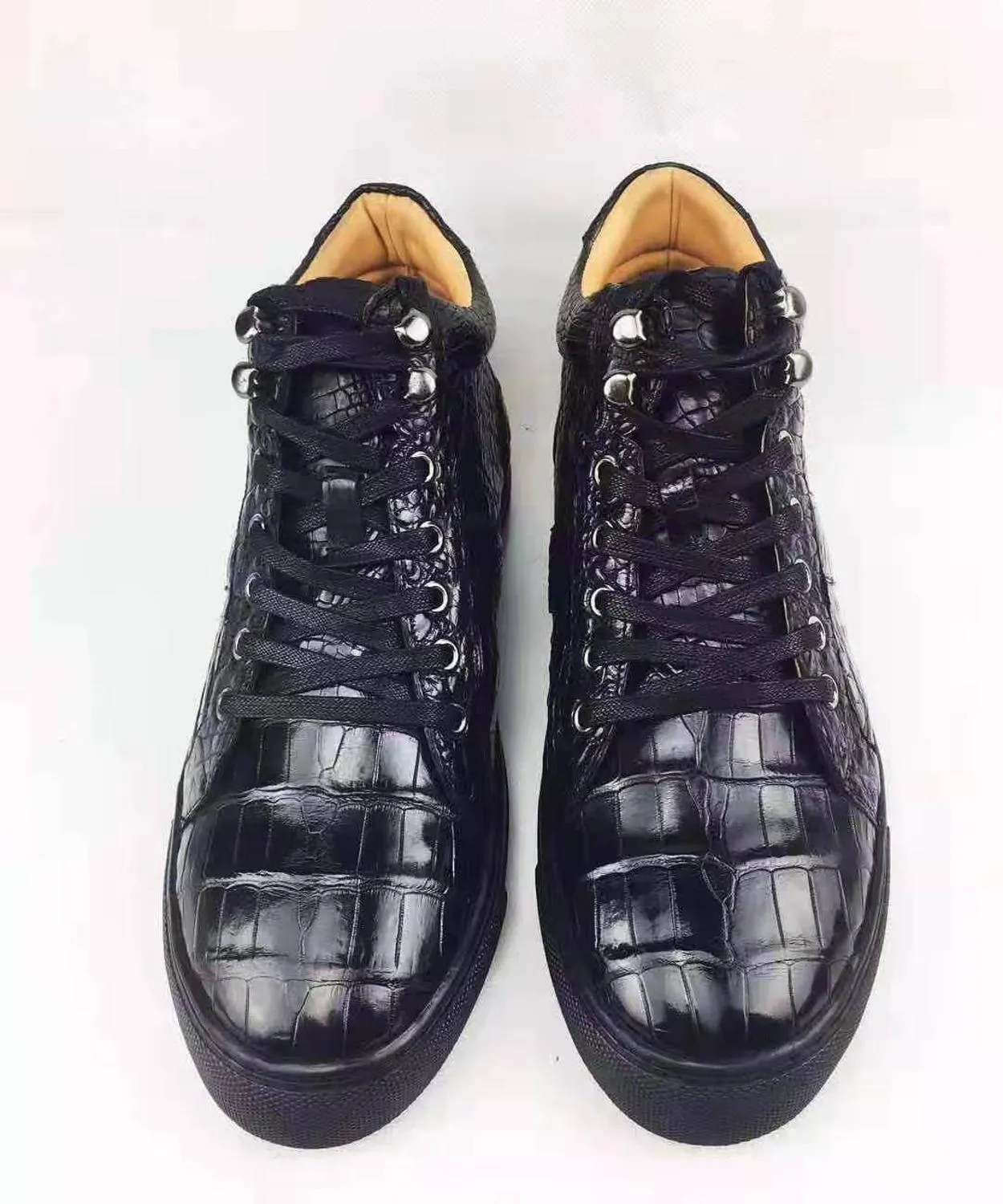 GENUINE CROCODILE HIGH TOP SNEAKERS