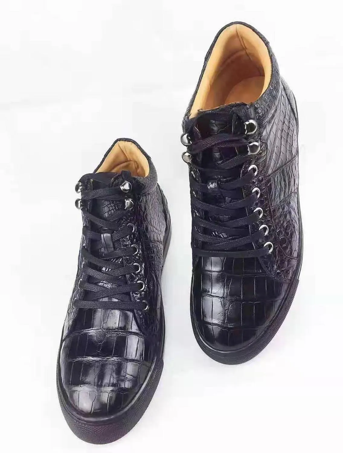GENUINE CROCODILE HIGH TOP SNEAKERS