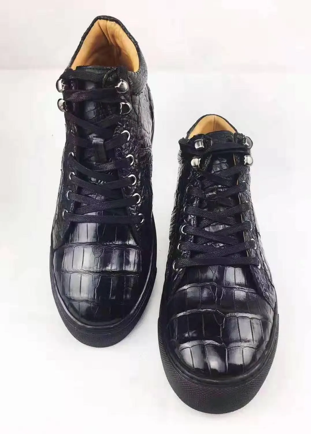 GENUINE CROCODILE HIGH TOP SNEAKERS