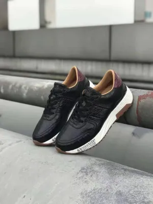 GENUINE CROCODILE LOW TOP SNEAKERS