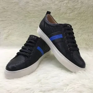 GENUINE OSTRICH LOW TOP SNEAKERS