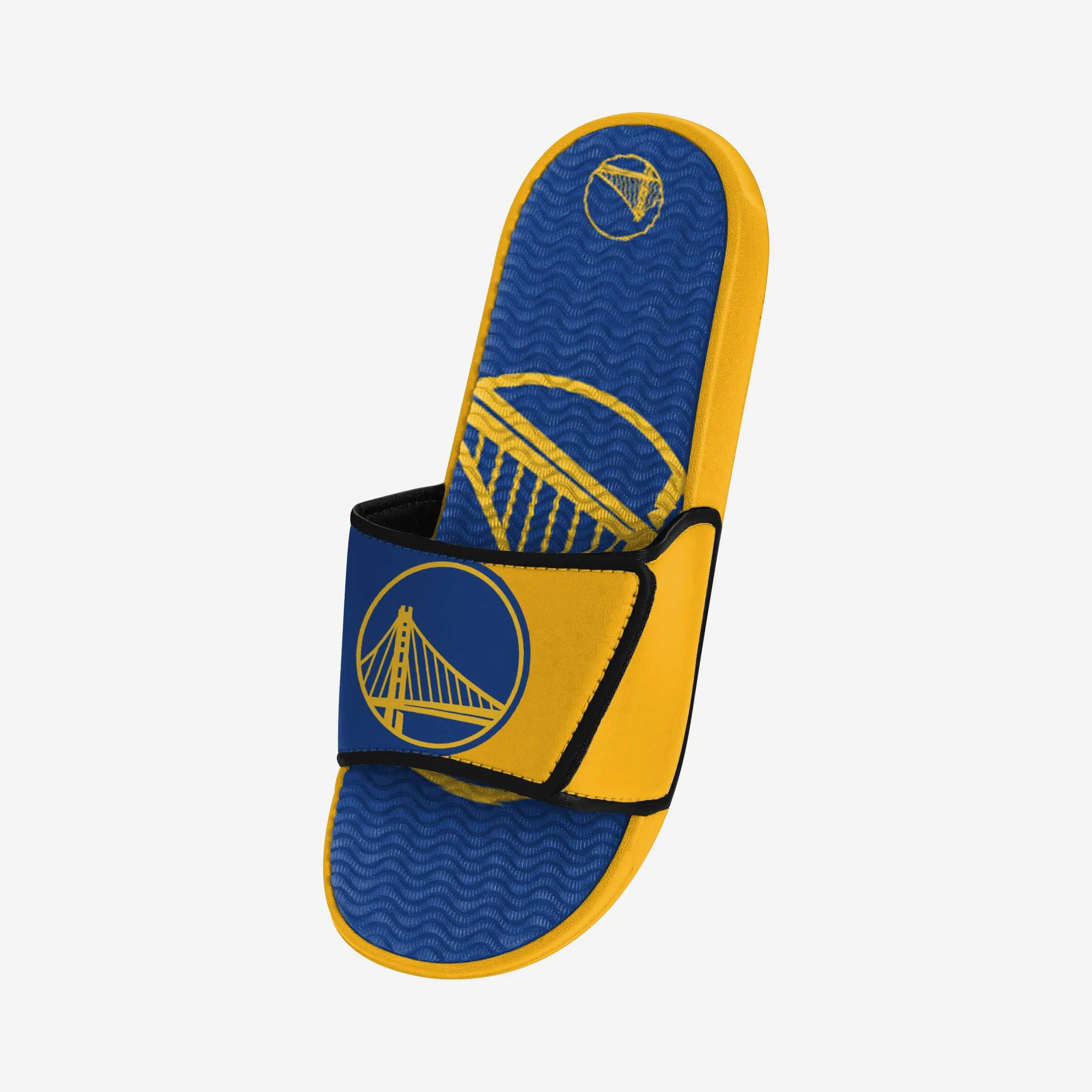 Golden State Warriors Colorblock Big Logo Gel Slide