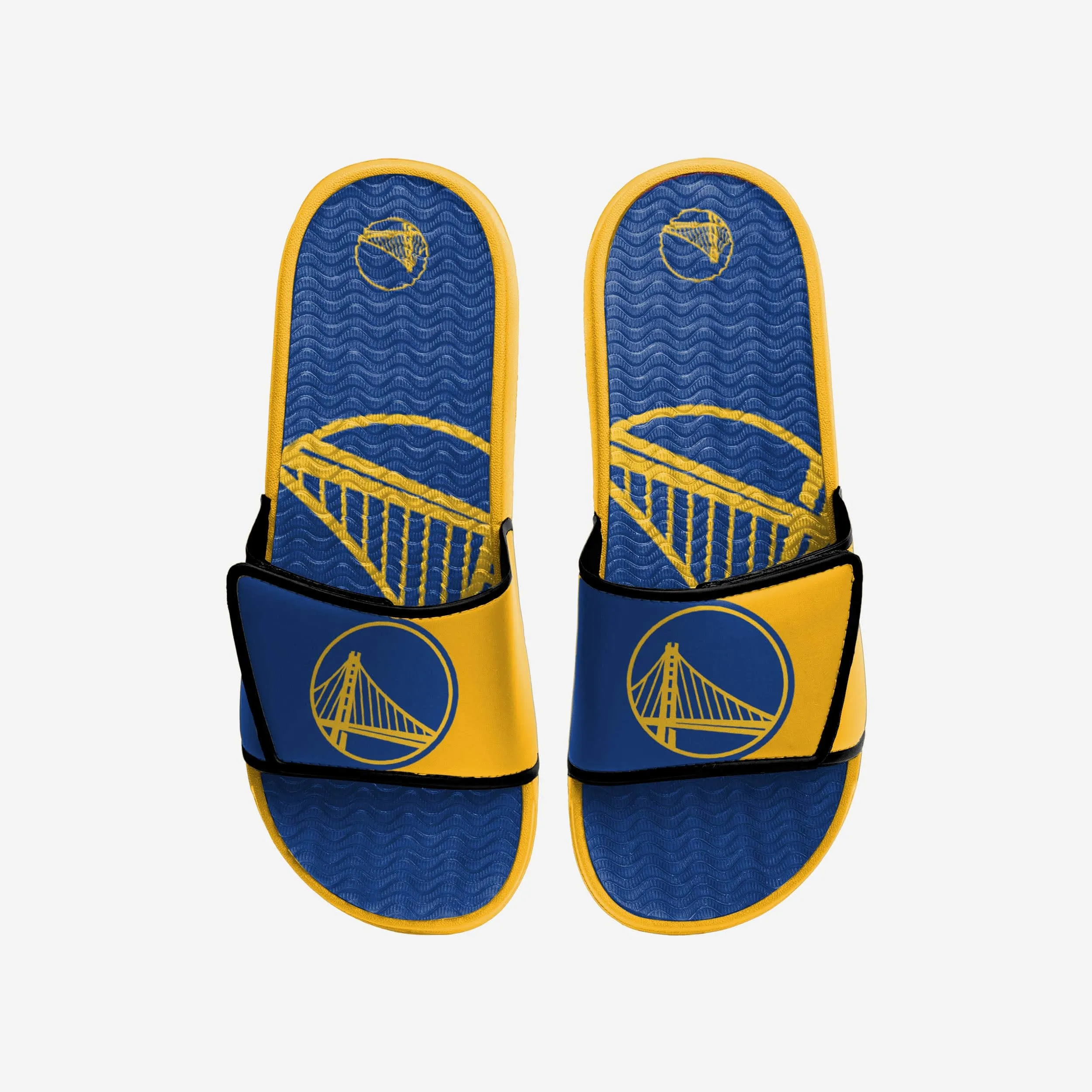 Golden State Warriors Colorblock Big Logo Gel Slide