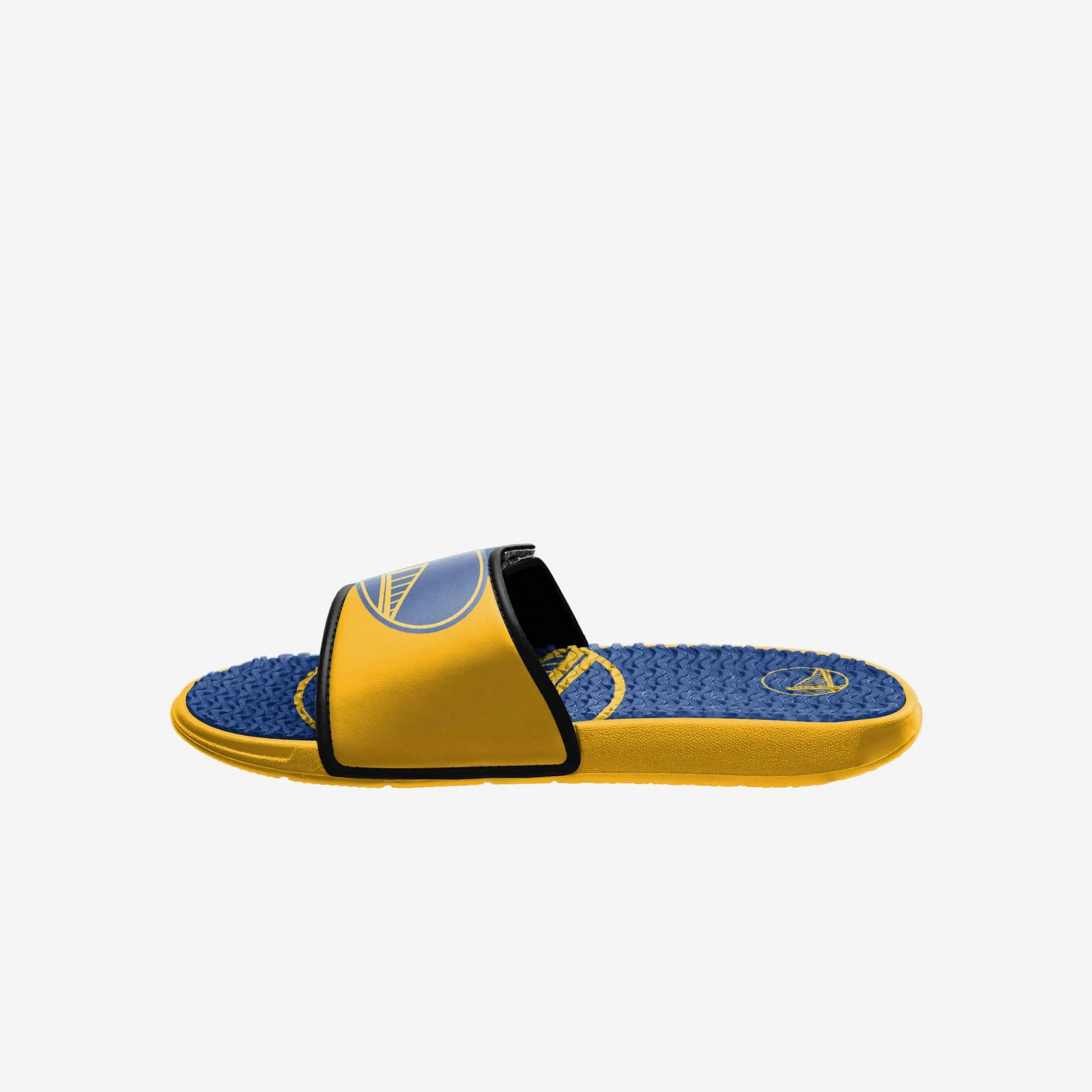 Golden State Warriors Colorblock Big Logo Gel Slide