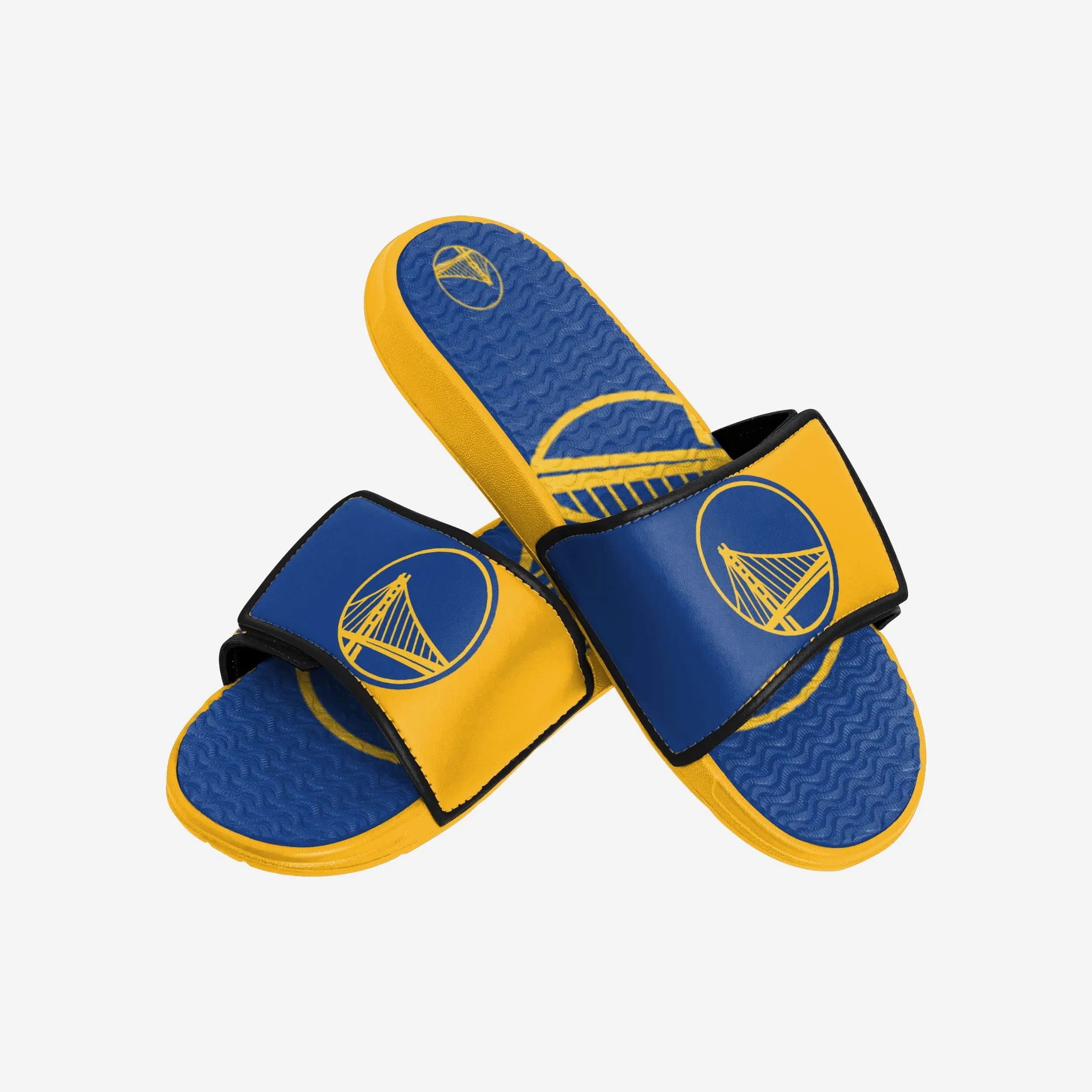 Golden State Warriors Colorblock Big Logo Gel Slide