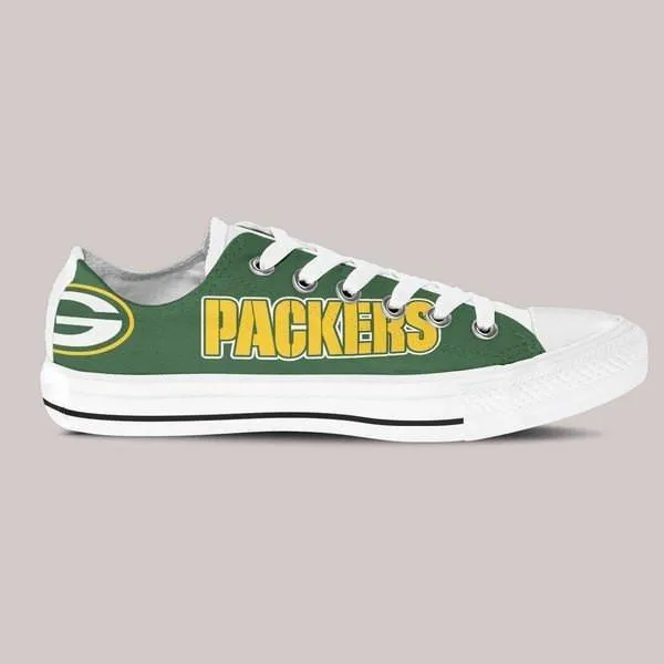 green bay packers ladies low cut sneakers