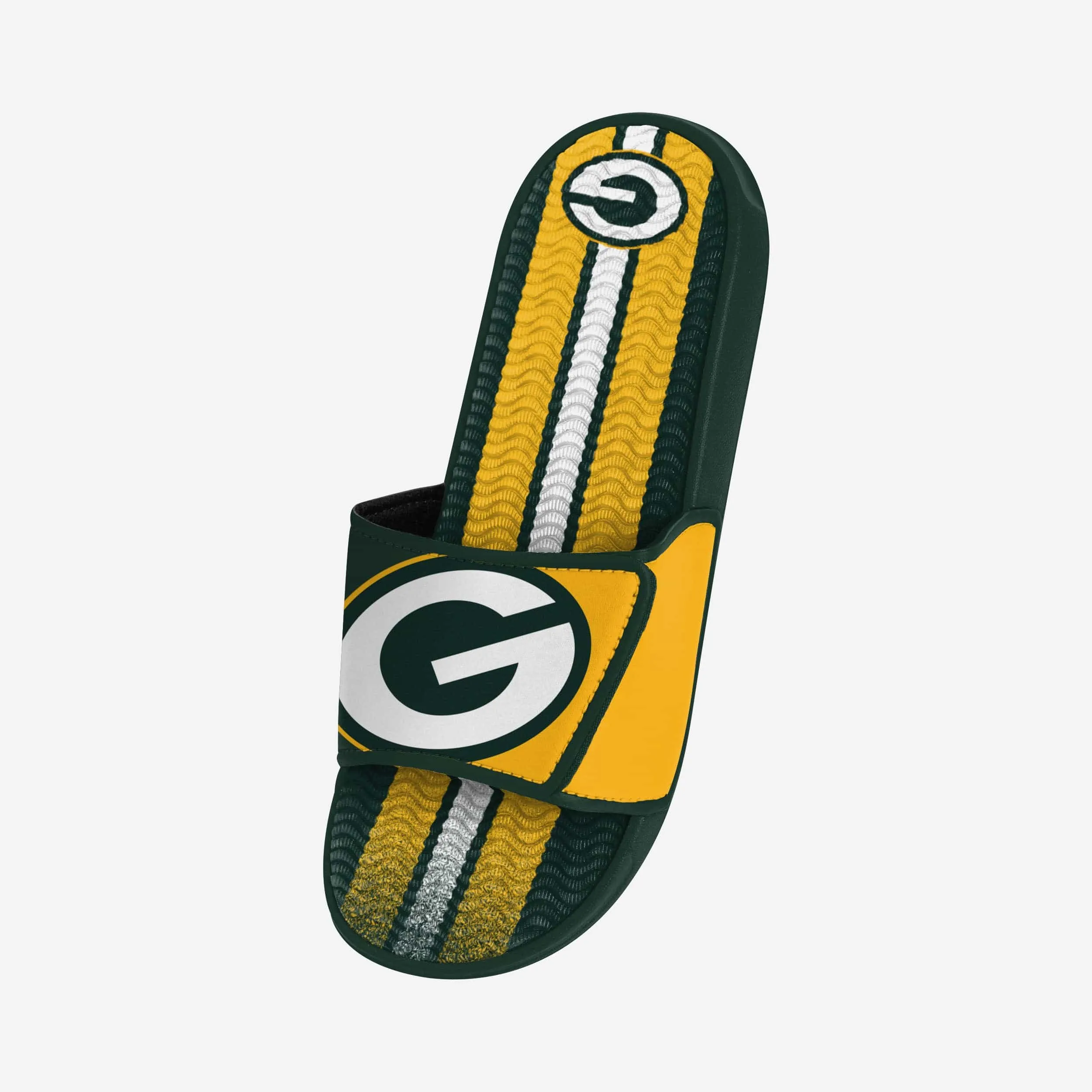 Green Bay Packers Team Stripe Gel Slide