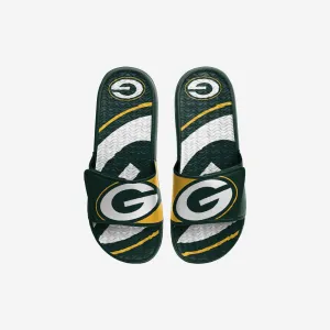 Green Bay Packers Youth Colorblock Big Logo Gel Slide