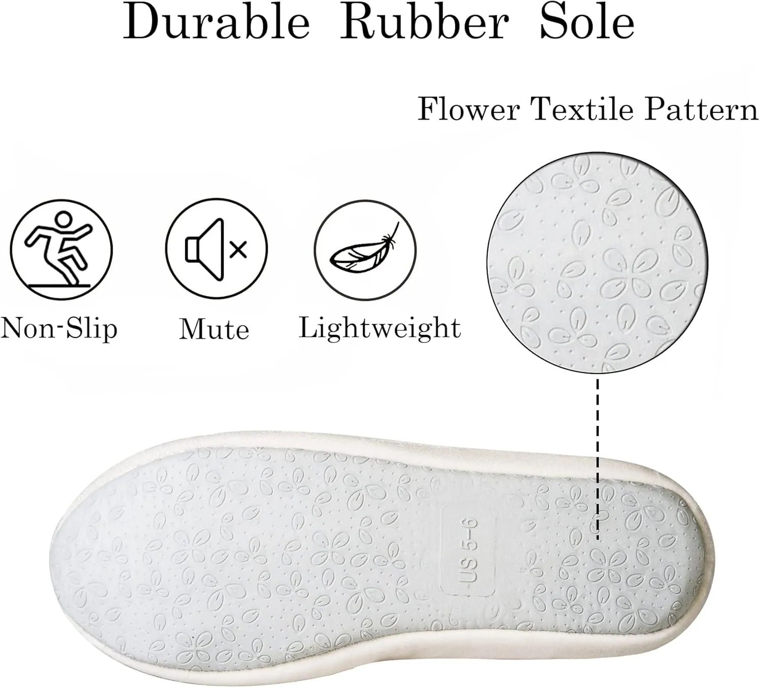 GRITHEIM Women's Fuzzy Pom Pom Velvet Memory Foam House Slippers Ladies Cozy Chenille Knit Bedroom Slippers Non-slip Sole Indoor Outdoor