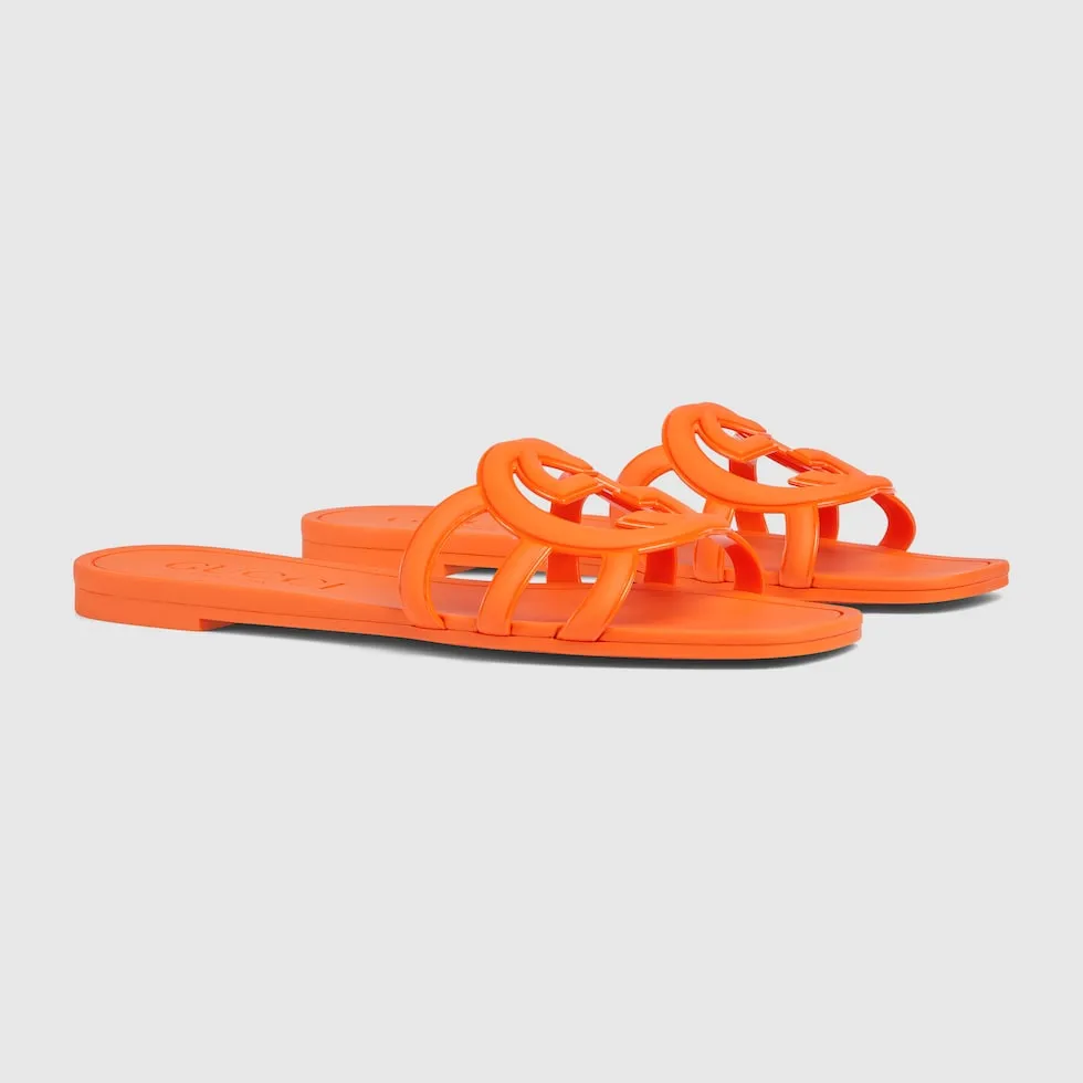 GUCCI WOMEN'S INTERLOCKING G SLIDE SANDAL