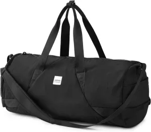 Gym Bag for Men Women,35L Small Fitness Workout Sports Bag with Wet Pocket & Shoe Compartment, Water Resistant Overnight Weekender Duffel(Black)