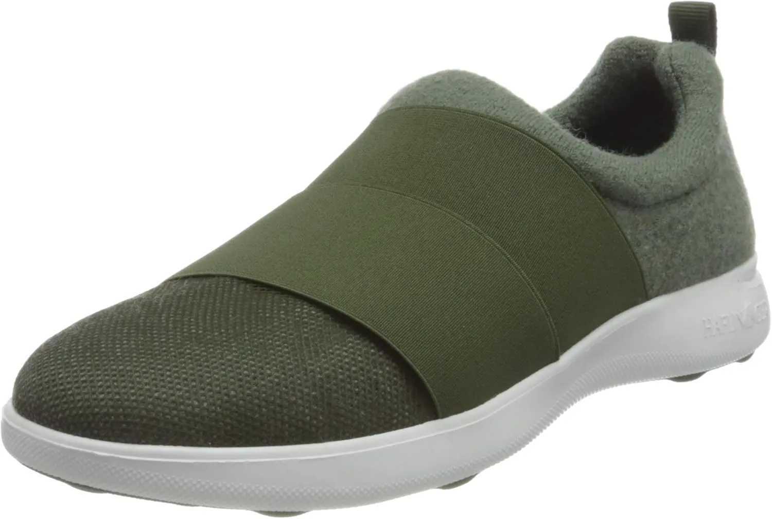 HAFLINGER Women's Wool-Sneaker Jump Mule, Kiwi, 6.5 us