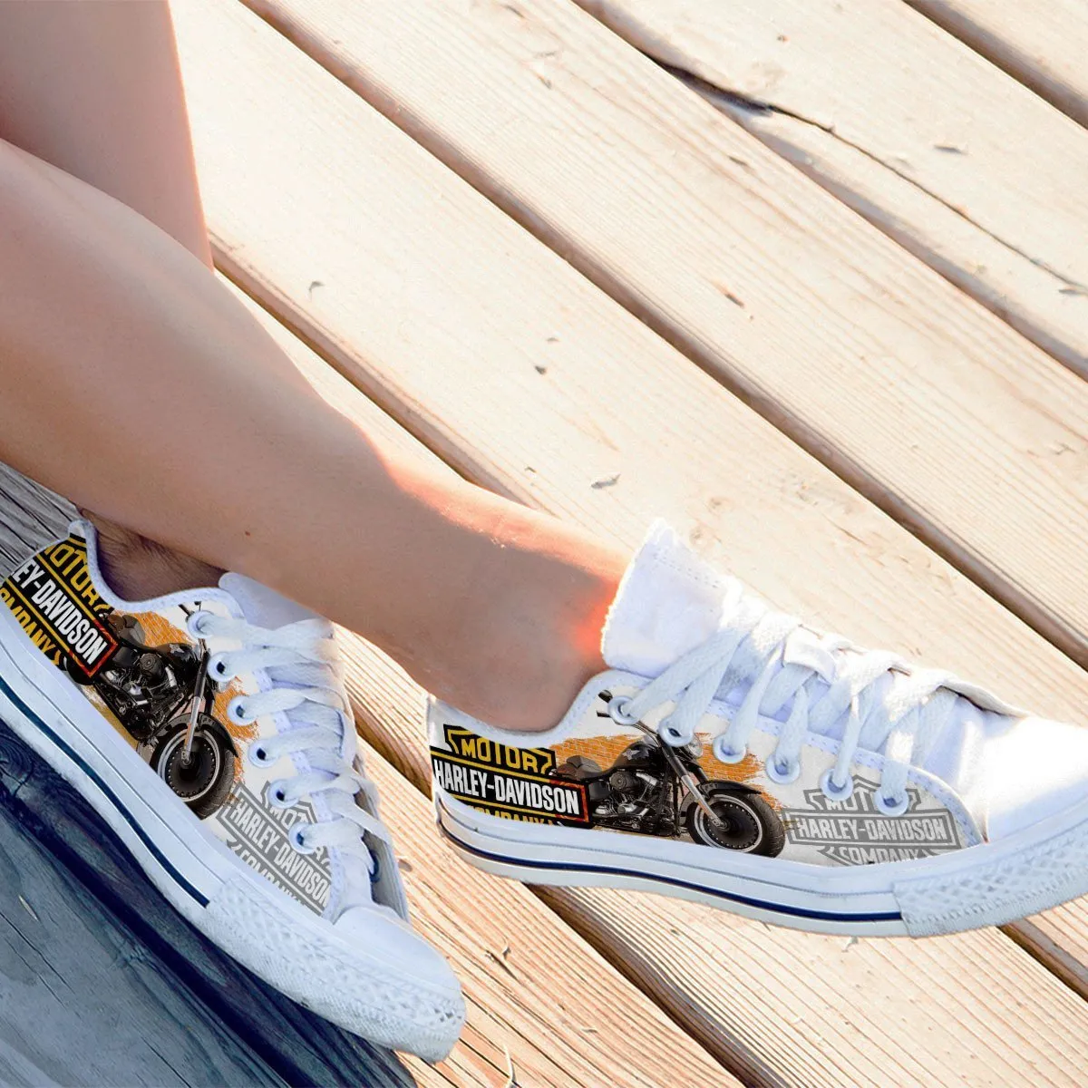 harley davidson ladies low cut sneakers