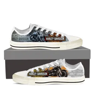 harley davidson ladies low cut sneakers