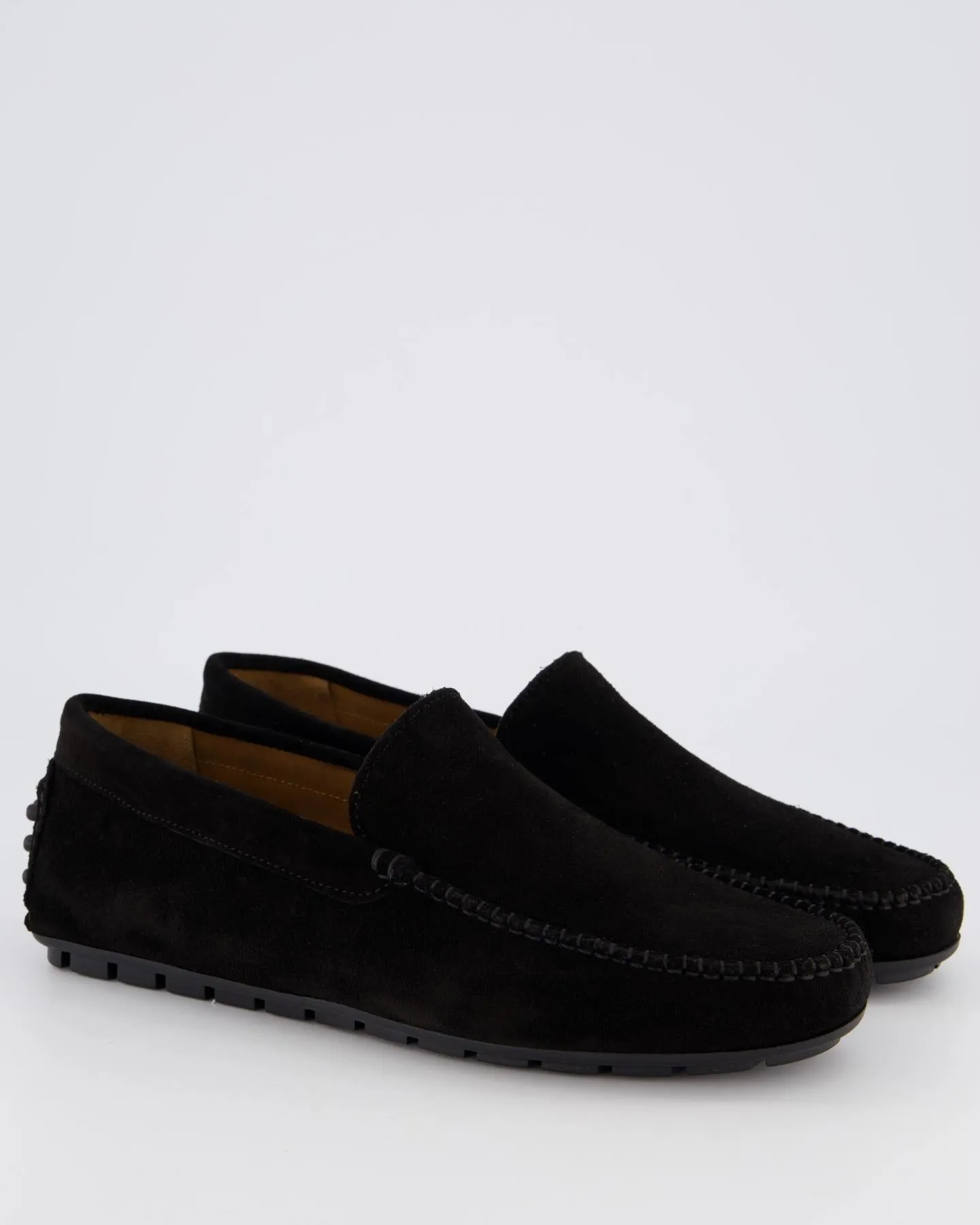 Heren Driver Loafer Zwart