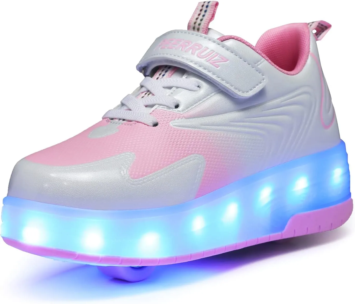 HHSTS Kids Shoes - New Upgraded with Wheels LED Light Color Shoes Shiny Roller Skates Skate Shoes Simple Kids Gifts Boys Girls The Best Gift for Party Birthday Christmas Day