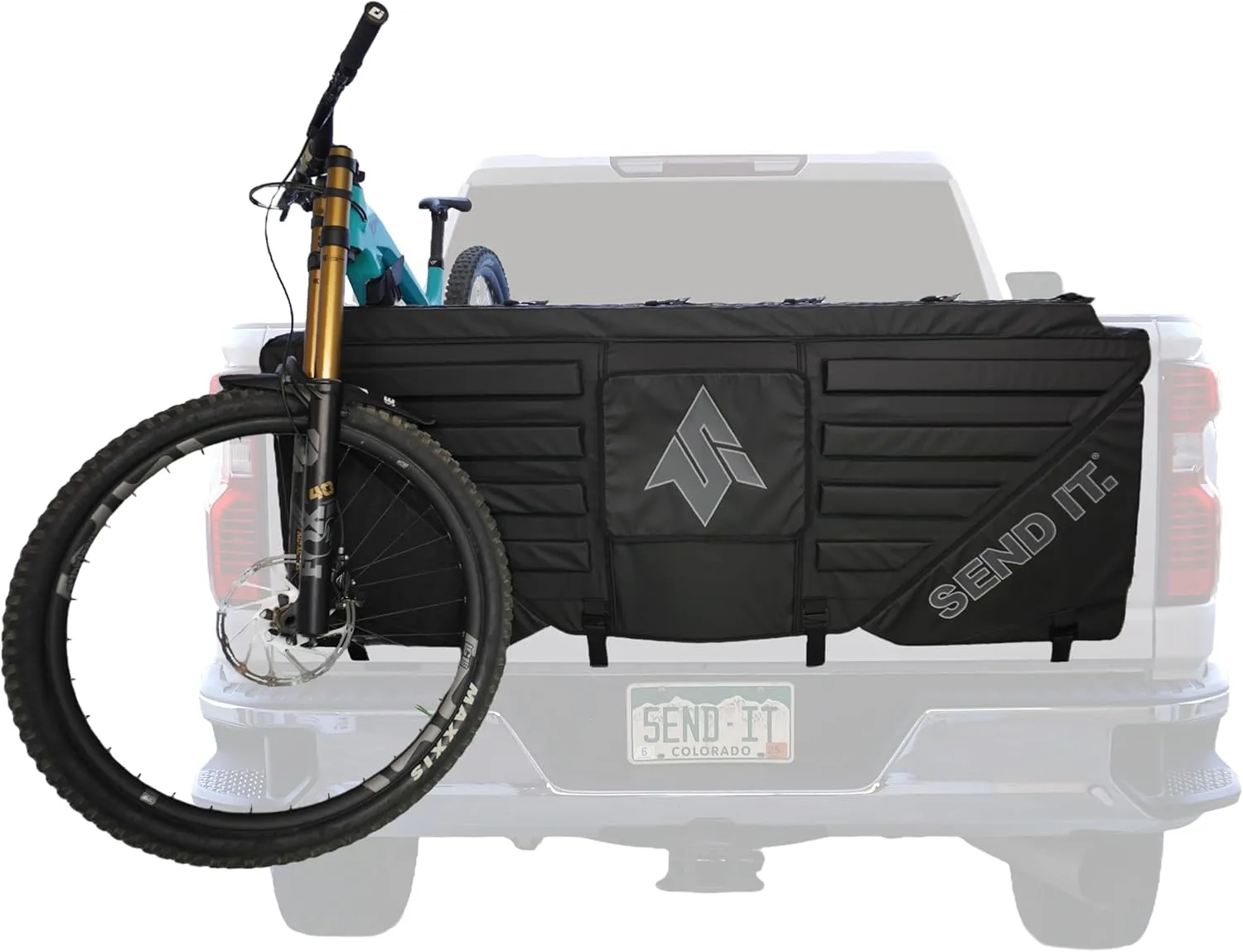 High Roller Tailgate Bike Pad V2 - Truck Accessories for Mountain Bikers, BMX, Ebikes & More (Full Size)
