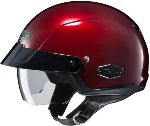 HJC is Men's Cruiser Motorcycle Helmet - Wine / Small