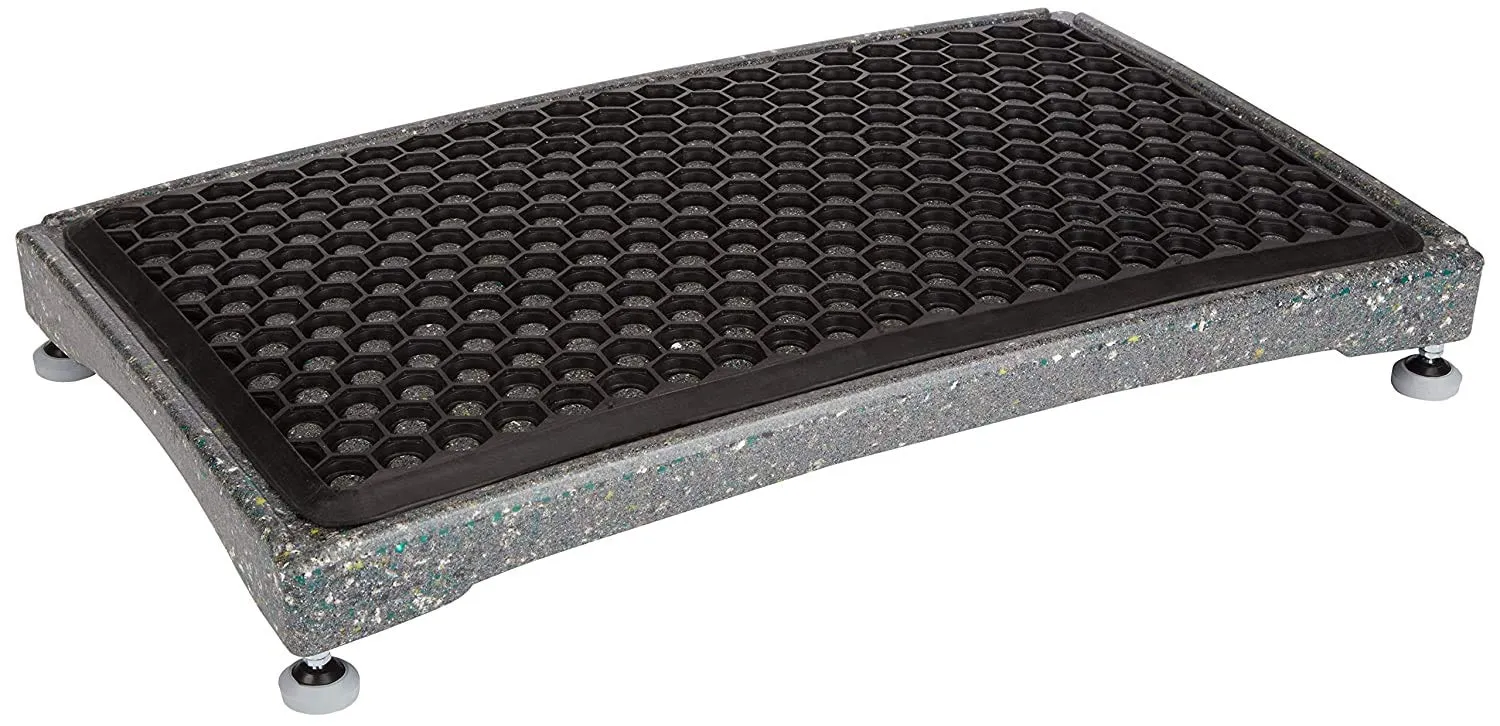 Homecraft Derby Half Step, Elevated Platform with Adjustable Legs for Limited Mobility, Balance, & Coordination, Large Surface Area for Elderly Mobility, Durable Step Stool for Indoor & Outdoor Use
