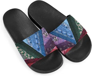 Howilath Novelty Animals Pattern Women's Slide Sandals Undersea Travel Print EVA Soft Sole Open Toe Flat Sandals for Women Gift