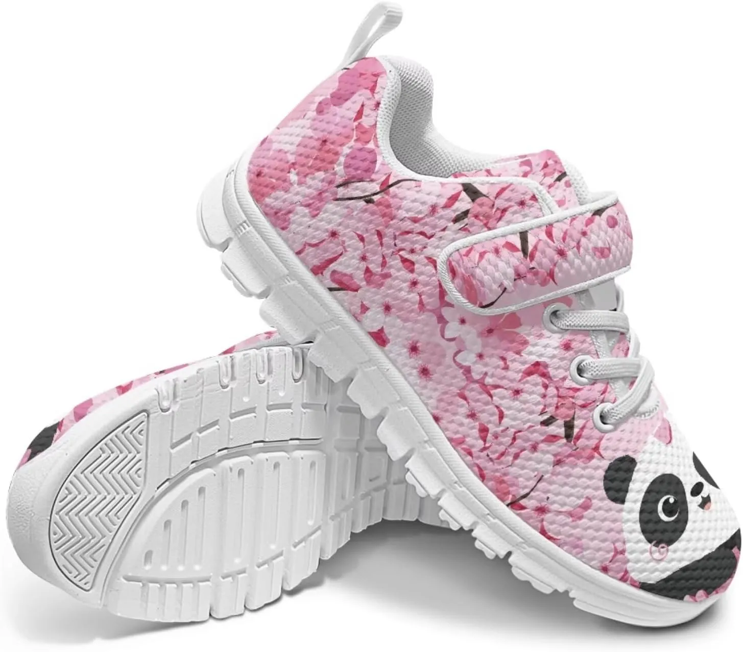 Howilath Sneakers for Kids Girls Sports Tennis Shoes Big Kid Mesh Sneakers with Single Buckle