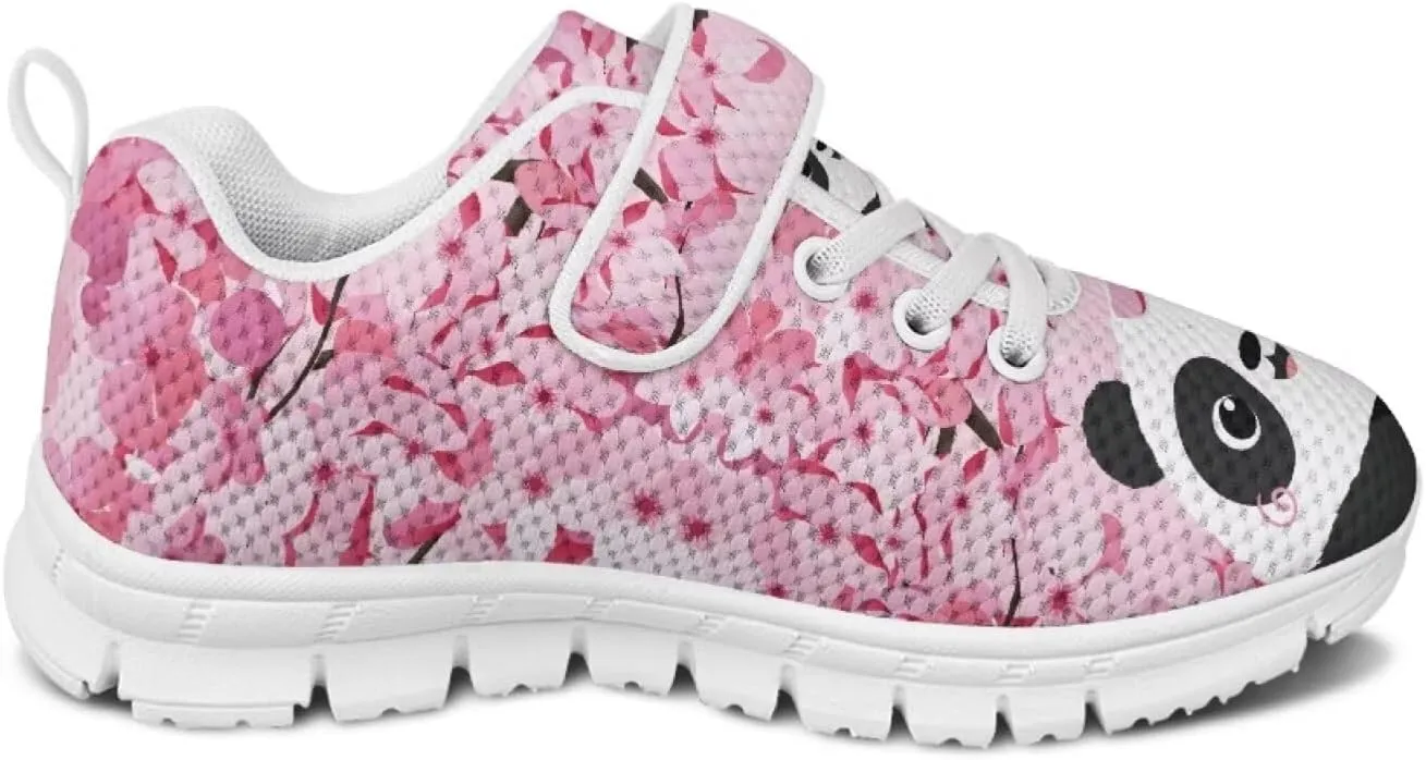 Howilath Sneakers for Kids Girls Sports Tennis Shoes Big Kid Mesh Sneakers with Single Buckle