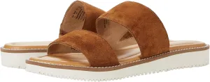 Hush Puppies Briard 2 Band Slide Tan Suede 11 M (B)