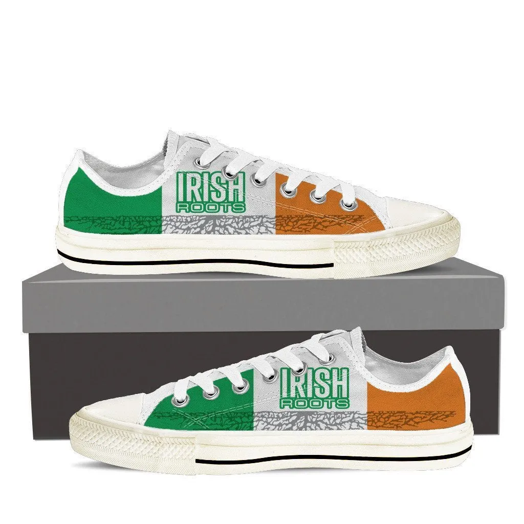 irish roots new ladies low cut sneakers