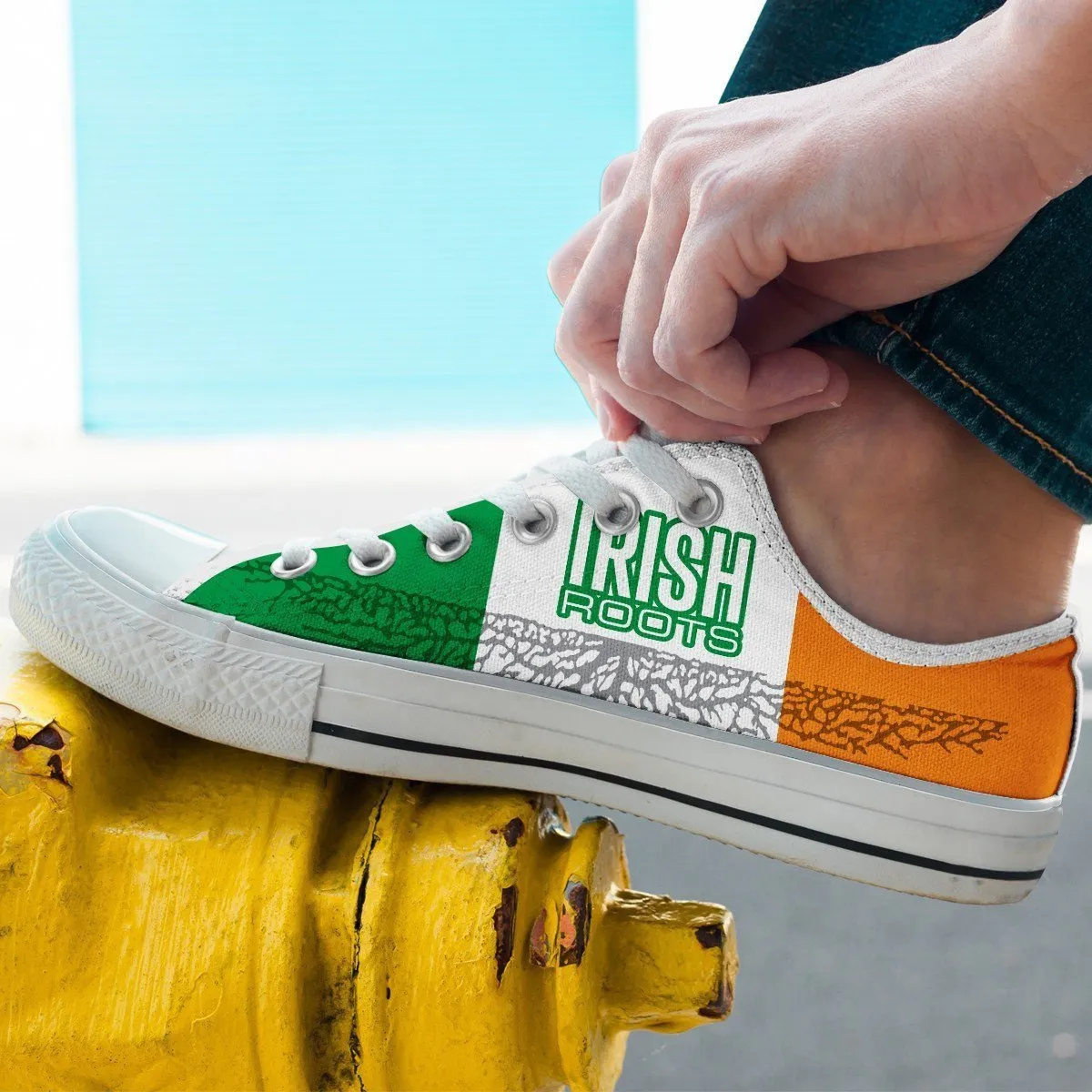 irish roots new mens low cut sneakers cut