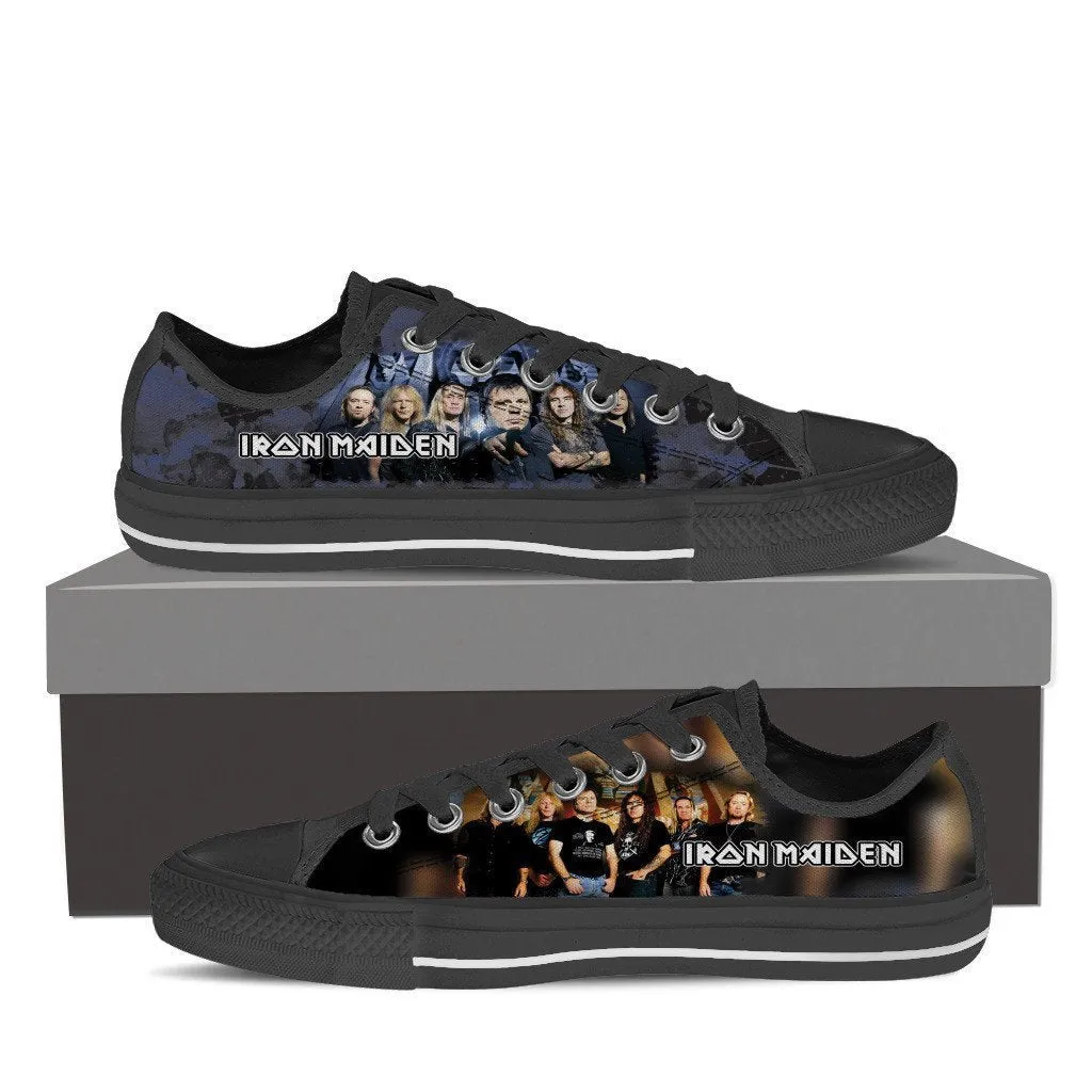 iron maiden ladies low cut sneakers