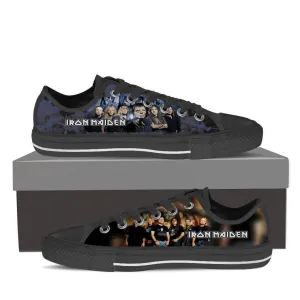 iron maiden ladies low cut sneakers