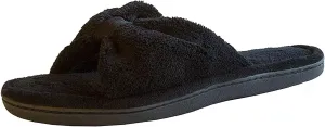 isotoner Womens Microterry Bow Slide