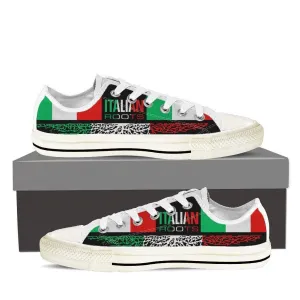 italian roots ladies low cut sneakers