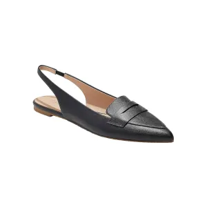 Jack Rogers Women's Pennie Sling Back Ballet Nappa Loafer, Black, 6.5