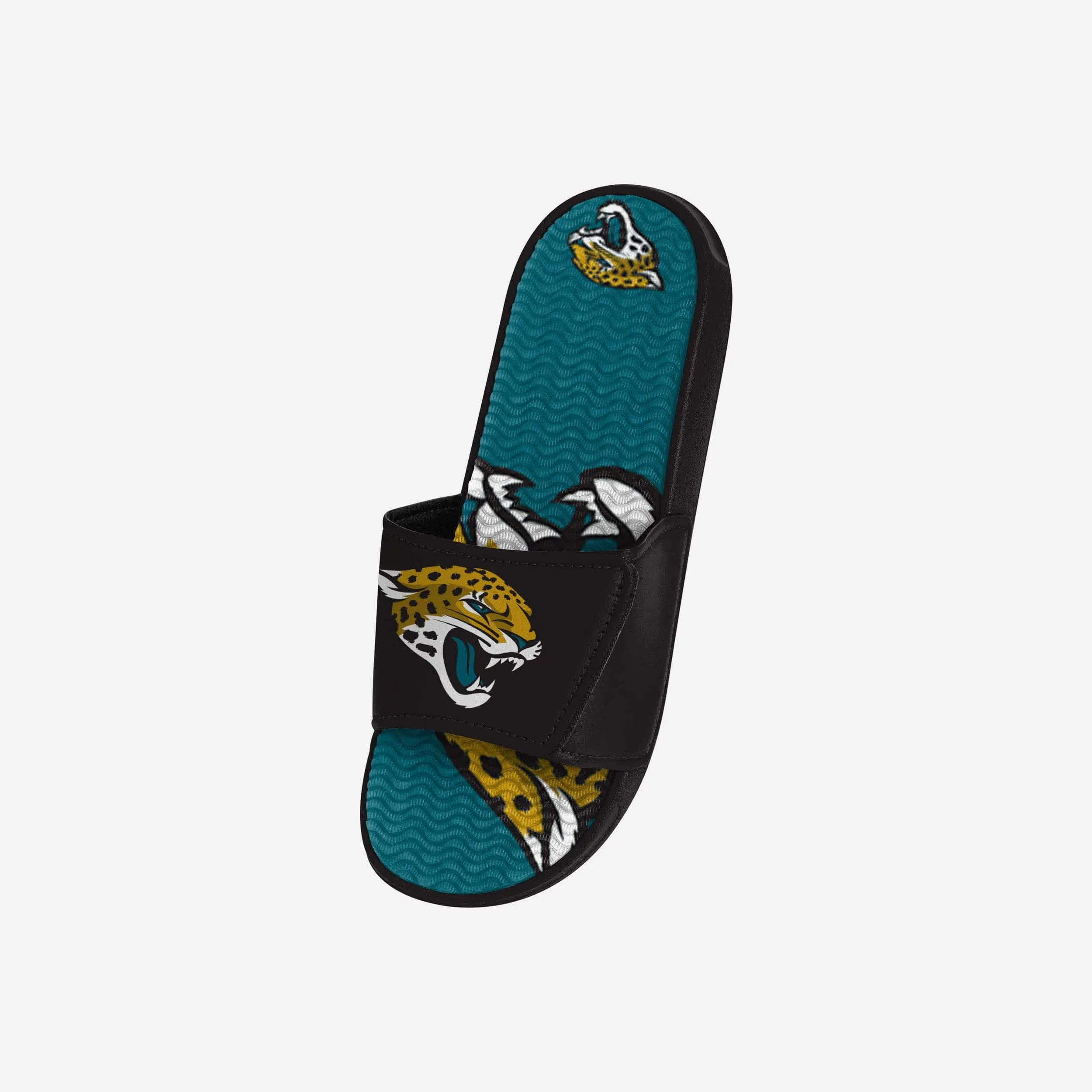 Jacksonville Jaguars Youth Colorblock Big Logo Gel Slide